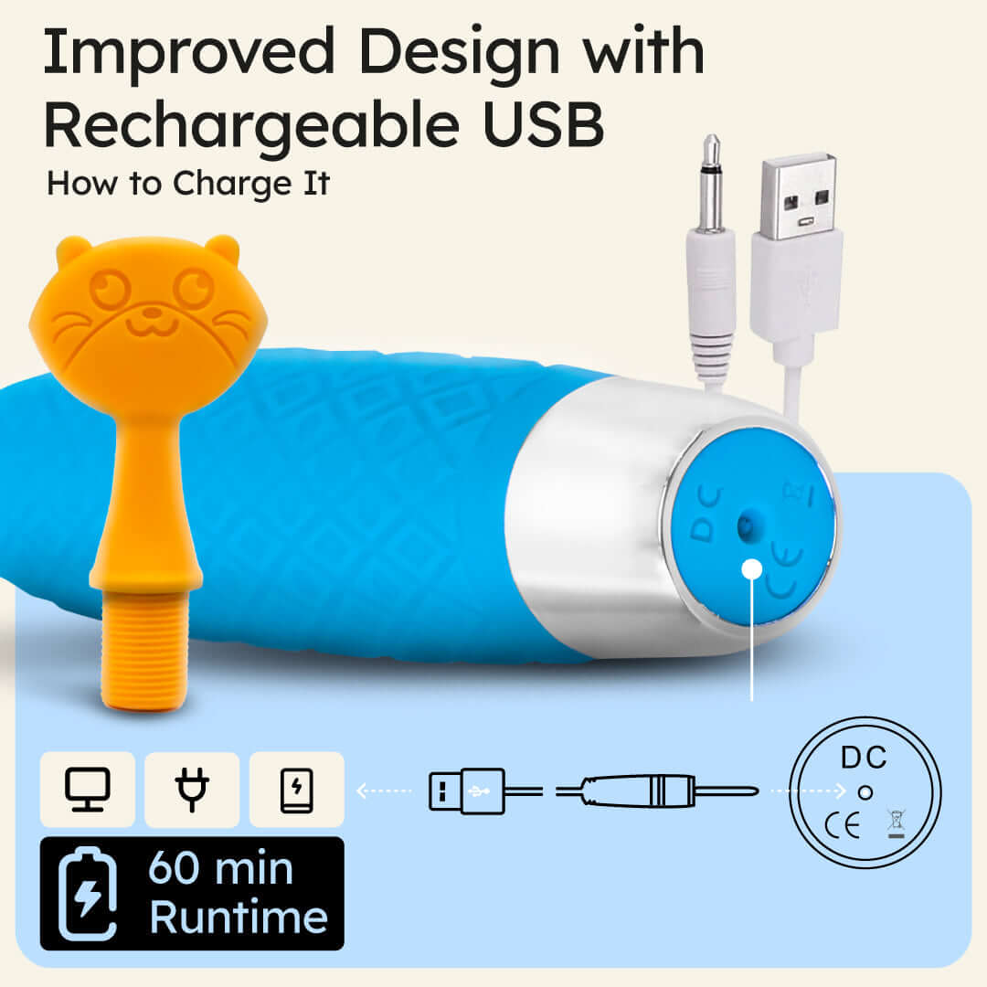 Vibrating Chewy for Sensory Oral Therapy | oral motor vibrating chew tool for kids | gafly vibrating chew 